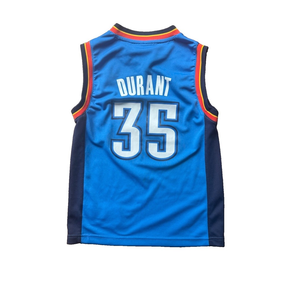 Kevin Durant #35 Oklahoma City Thunder Adidas NBA Jersey Blue Size Small OKC
